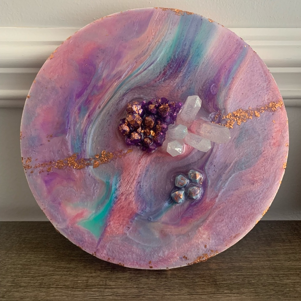 Resin Crystal Wall Canvas